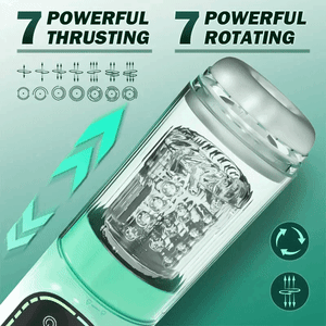 Heaven 5 In 1 Male Masturbator Thrusting & Suction sex toy