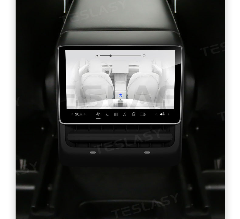 TESLASY Model Y/3 8-Inch 4G Android Rear Screen (Inspired Designed by Model 3 Highland Rear Screen)