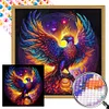 Diamond Painting-Round AB Drill Phoenix(45*45CM)