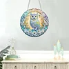 Diamond Painting Owl Pendant for Home Garden