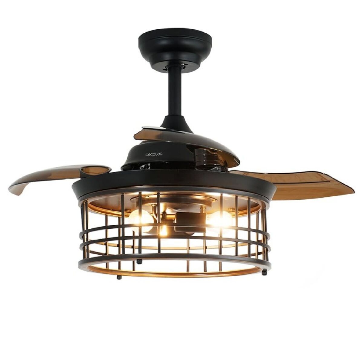 Ceiling Fan with Light Cecotec EnergySilence Aero 3600 25 W Metal
