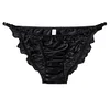 100% Mulberry Silk Panties Extra Fine Silk Ruffle Briefs