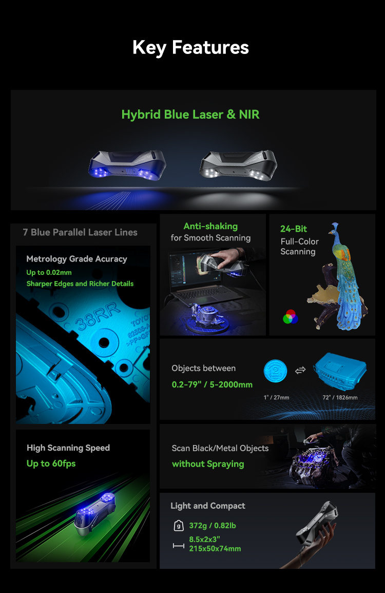 CR-Scan Raptor 3D Scanner | Creality Official CR-Scan Raptor 3D Scanner | Creality Official
