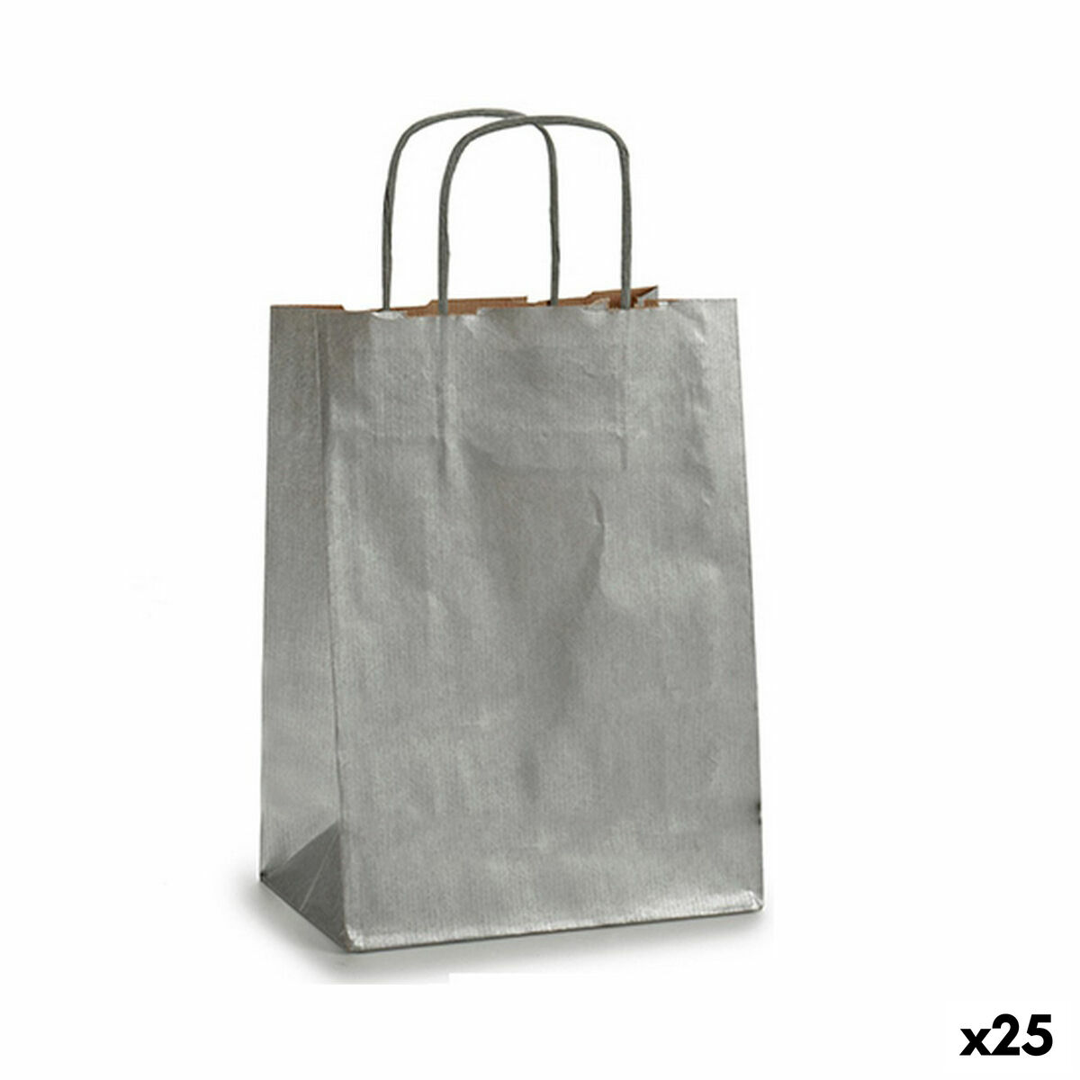 Paper Bag Pincello Silver 18 x 8 x 31 cm 17,7 x 31 x 0,2 cm (25 Units)