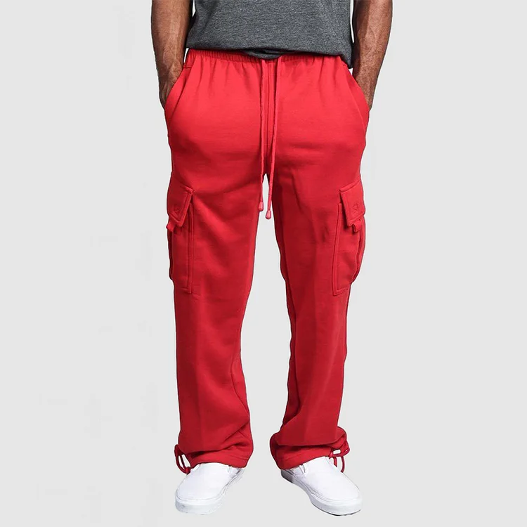 Men's Casual Sport Multi-Pocket Trousers