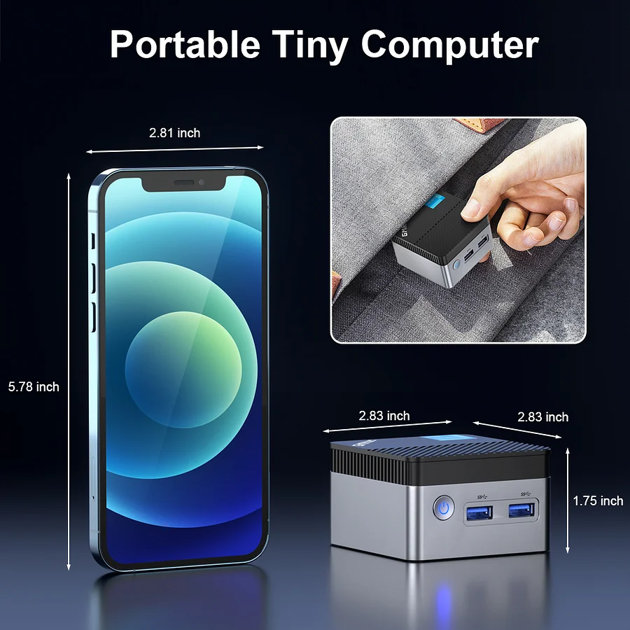 【ジャンク】GMKtec ミニPC Win11/N5105/128GB/8GB Amazon.com: GMKtec Mini PC with Intel N5105 Processor, 10nm