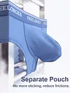 FreeLonger Men's Comfy Separate Big Pouch Boxer Briefs