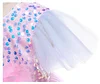 Kid Baby Girl Sequins Tulle Rainbow Sweet Princess Frocks Dress