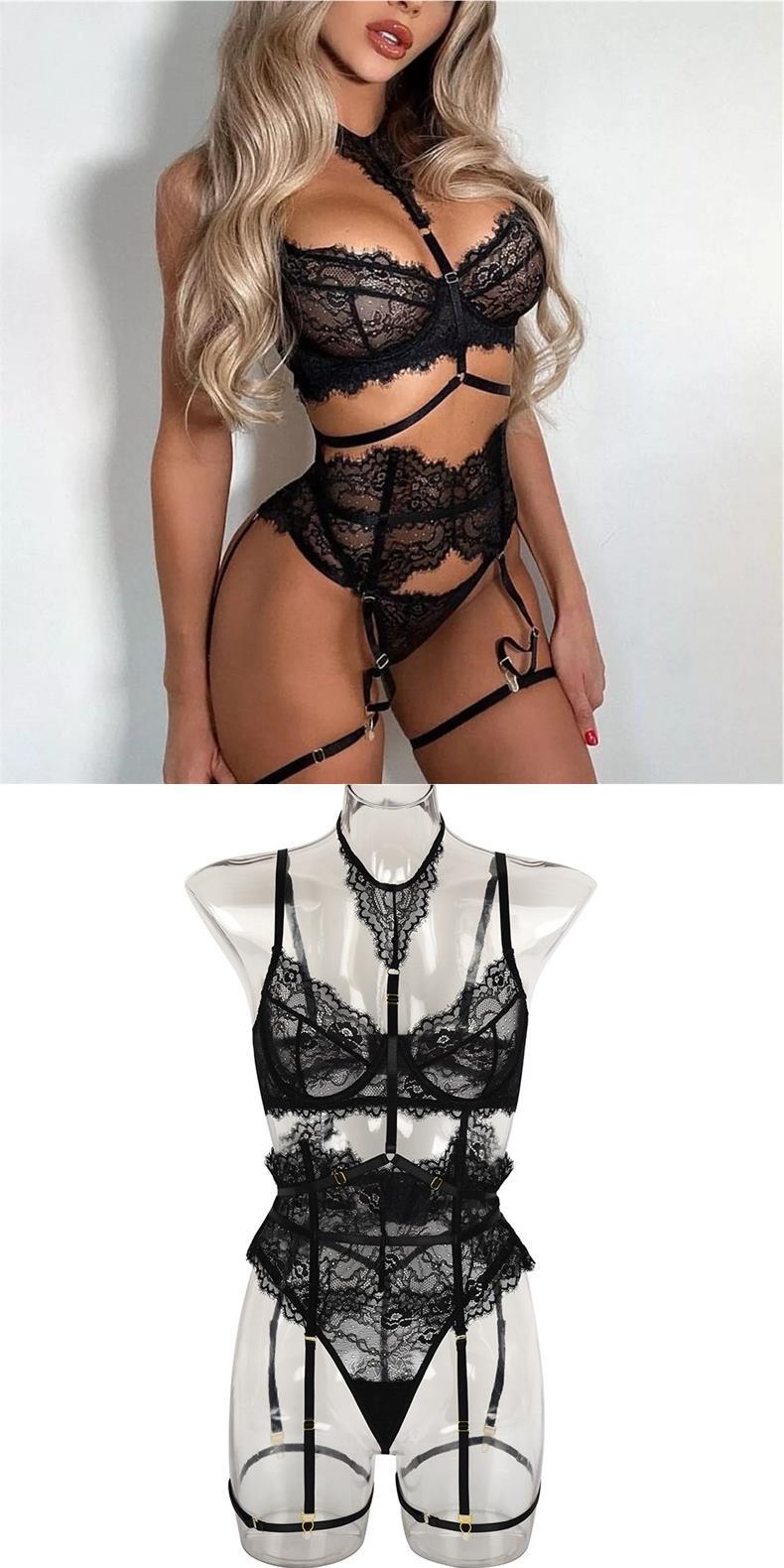 BQYOOM™ Lace Charming Sexy Black Rose