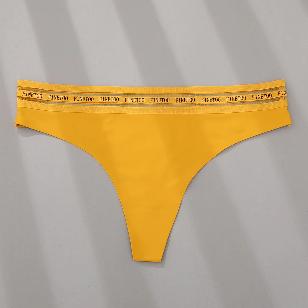 M-XL Seamless Panties Sexy G-String Thong Women's Underwear Low-Waist Female Lingerie Solid Color Pantys Soft Intimates Lingerie