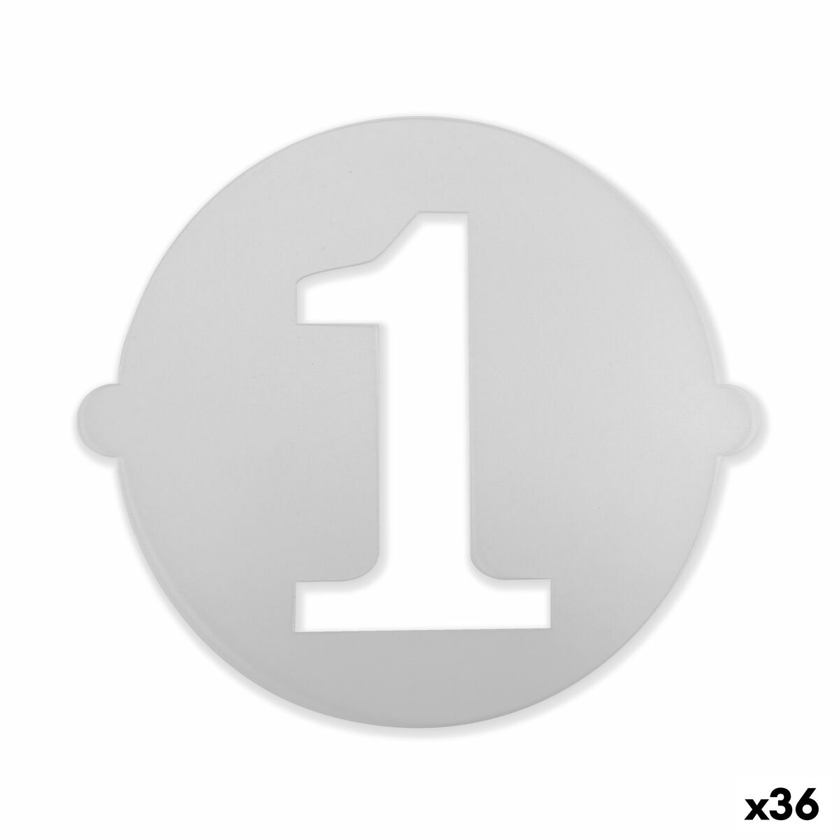 Cake stencil Algon Number 1 36 Units