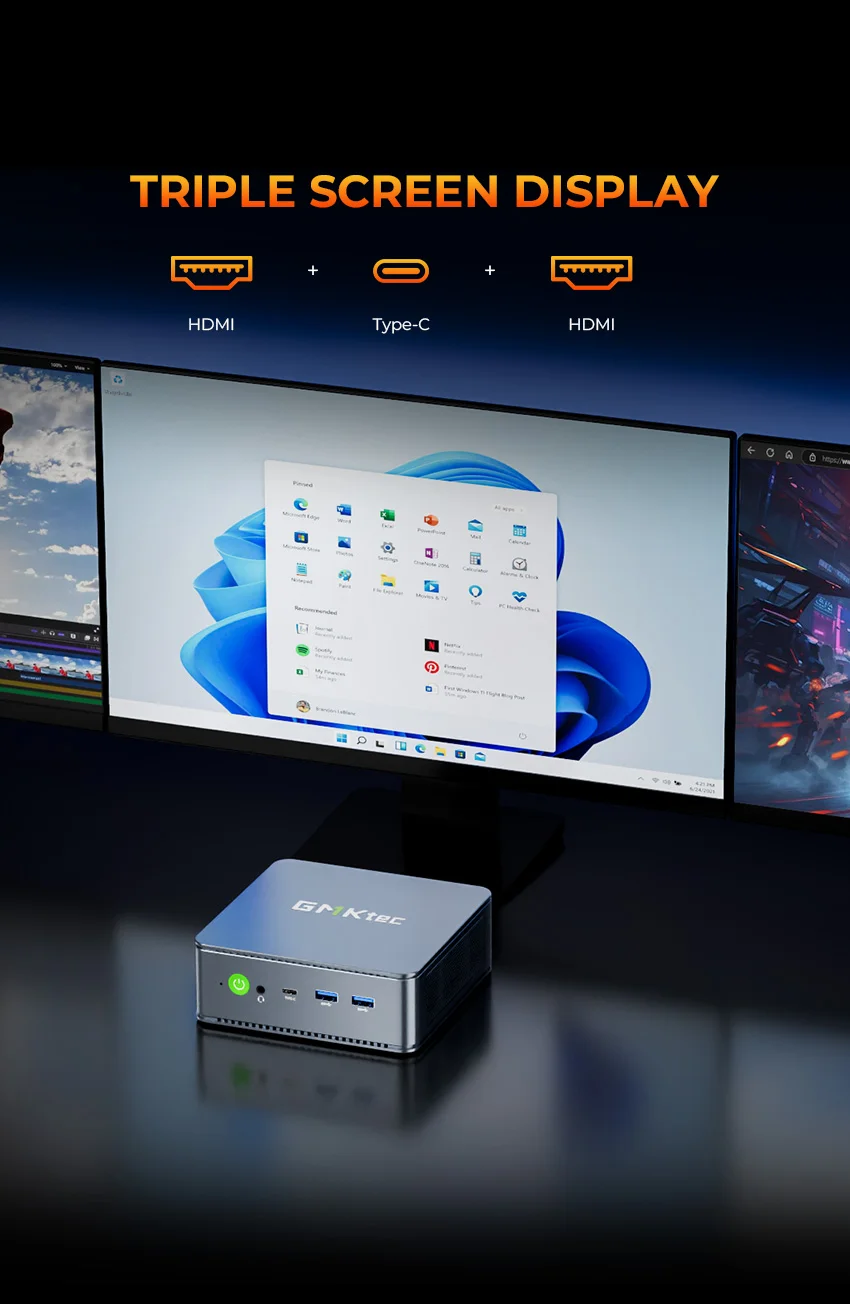 AMD Ryzen 5 7640HS Mini PC--NucBox M6 Ultra