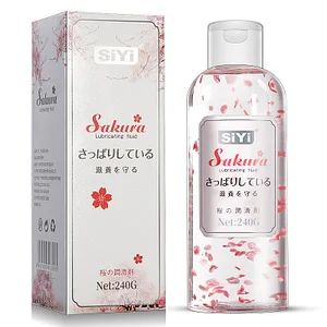 Petal Lubricant 240ml Cherry Blossom Lubricant Large Capacity Body Lubricant Adult Products