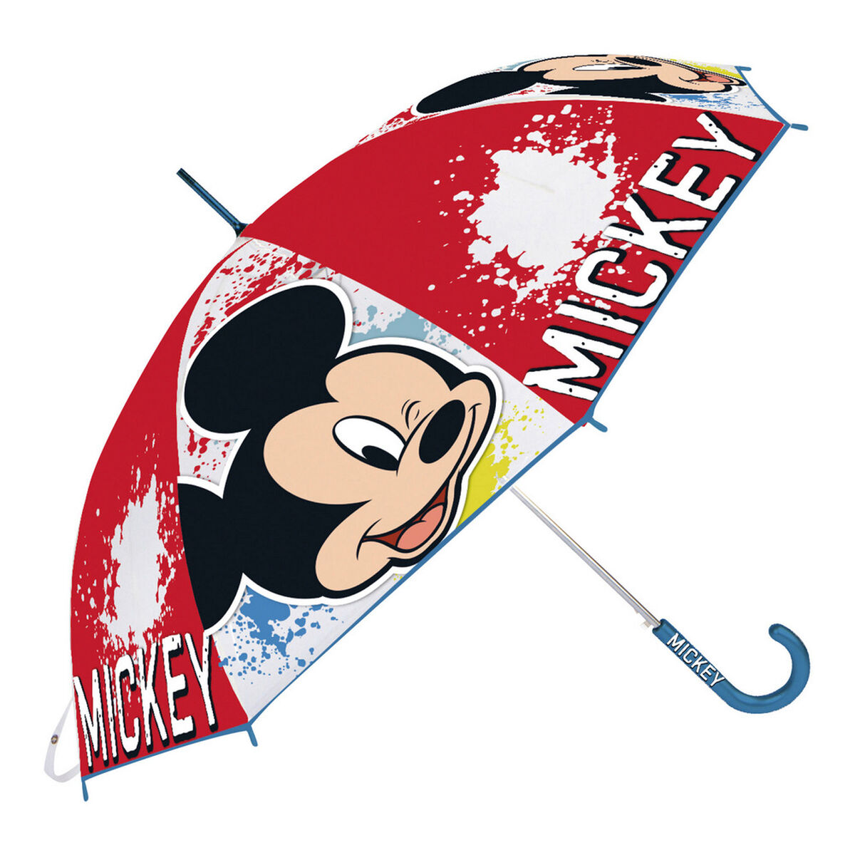 Umbrella Mickey Mouse Happy smiles Red Blue (&Oslash; 80 cm)