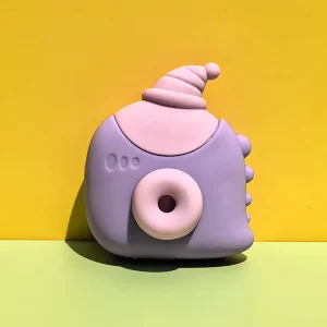 Mini Camera Tapping Sucking Clitoral Vibrator With 10 Modes