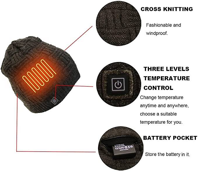 Heated hat