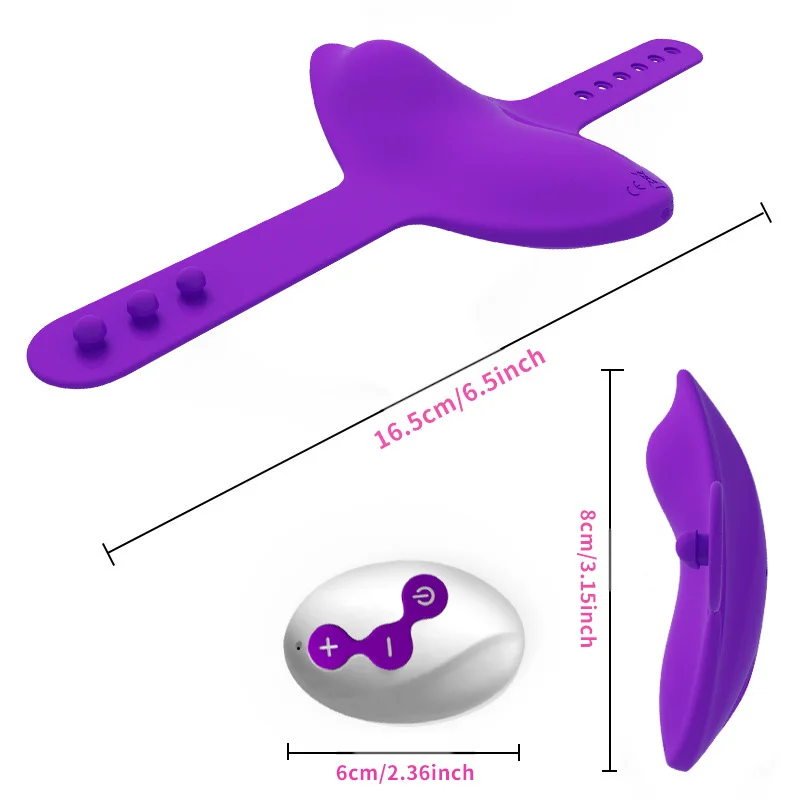 Discreet Panty Vibrator with Textured Nub for Clitoral Stimulation and Remote Control