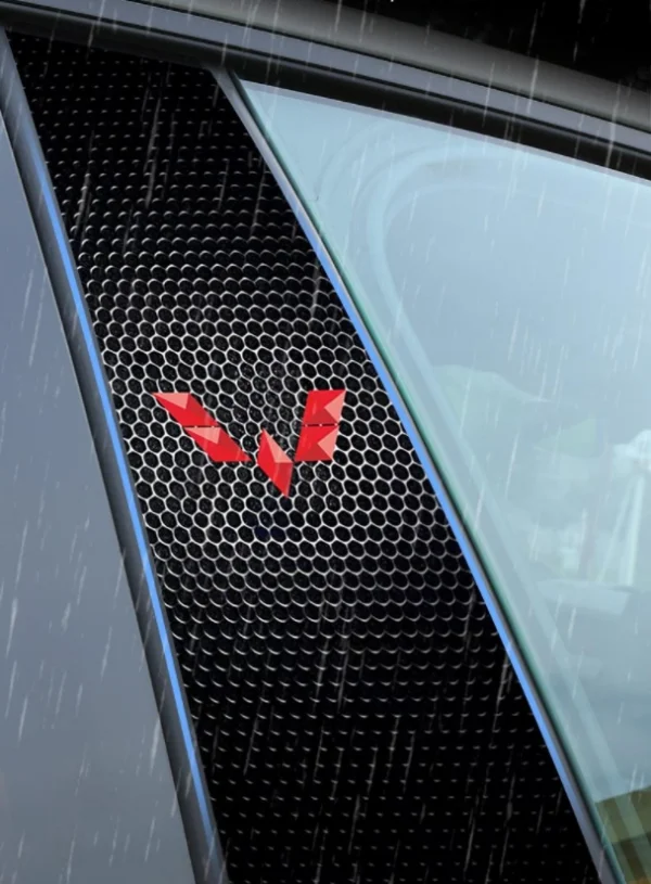 Car Center Column Sticker Personality Creative Decoration Anti-scratch Wear-resistant BC Column Modified Protective Film