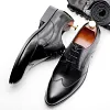 Mens High Quality Derby Dress Shoes