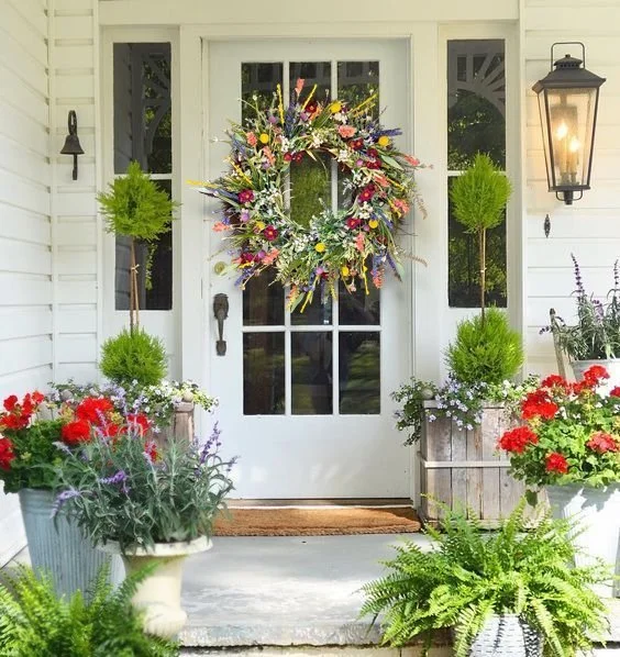 Texas Wildflower wreath