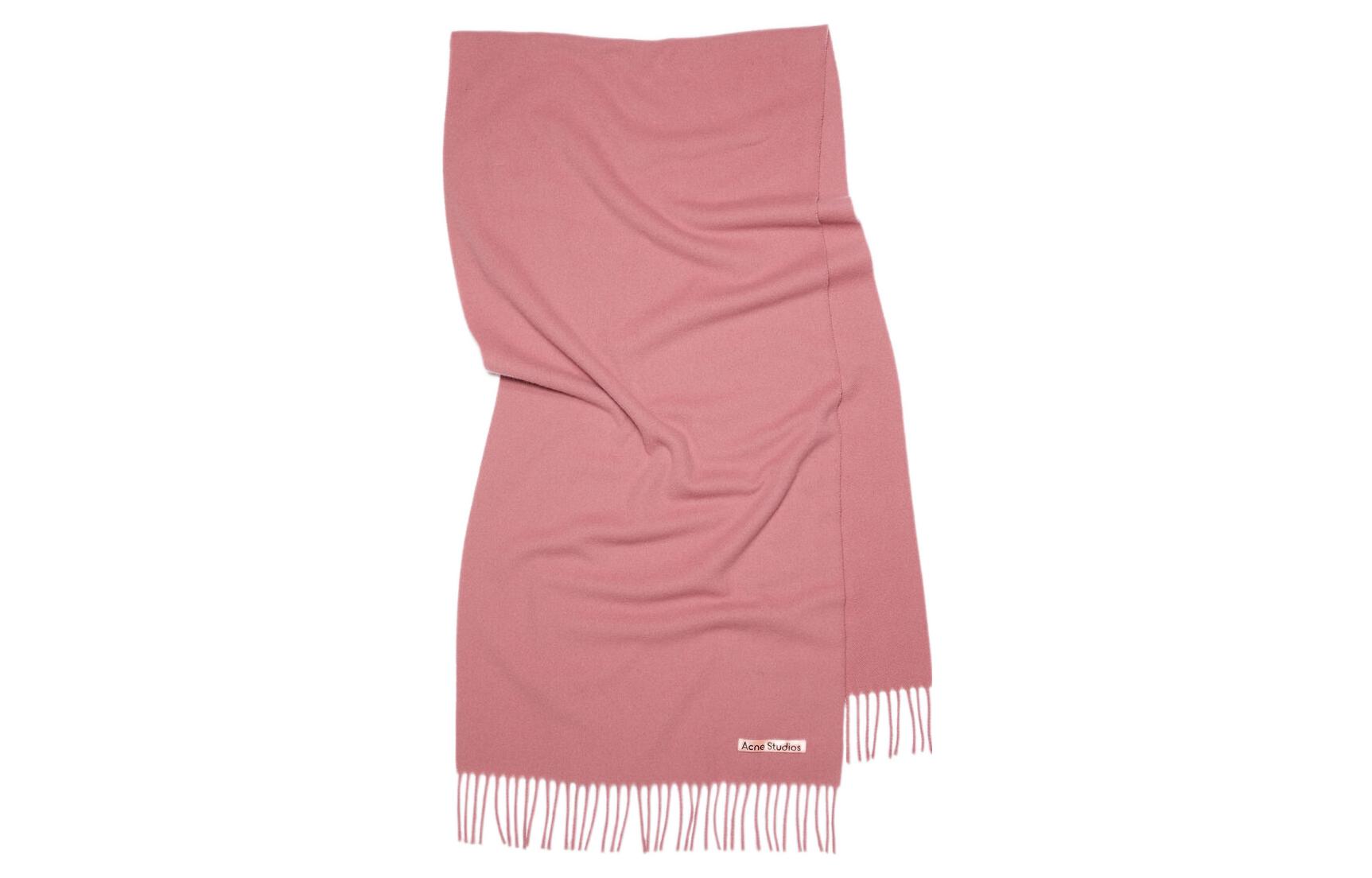 Acne Studios Knit Scarves Unisex Pink