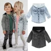 Kid Baby Girl Spring  Autumn Cool Cowboy Coat