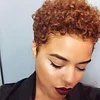 Best Design Afro Short Curly Hair Wig Without Bang