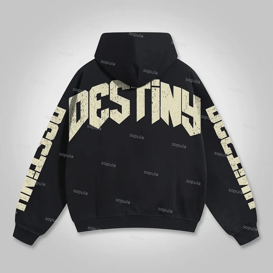 Sopula Vintage Destiny Mummy Graphic Pockets Hoodie